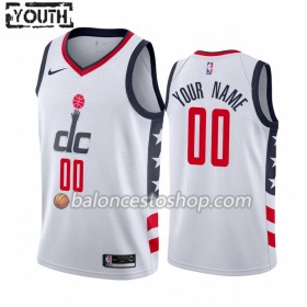 Camiseta Niños NBA Washington Wizards Personalizadas 2019-20 Nike City Edition Swingman